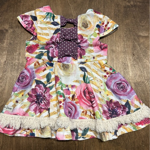 COPY - Girls Dress with matching pants size 18 months - Picture 3 of 4